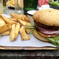 Vegan Hamburger 🍔   at Blitz Restaurant in Munich