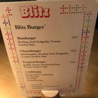 Burgers   at Blitz Restaurant in Munich