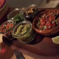 Vegan dips  at Blitz Restaurant in Munich