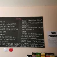Menu at Big Apple Bakery in Pai