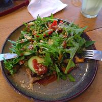 Pesto aubergine on a toast 🤤 at TICH Healthy Living in Brussels