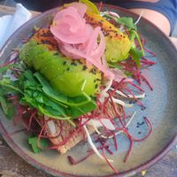 Avocado toast at TICH Healthy Living in Brussels