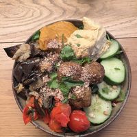 the lebanese bowl  at TICH Healthy Living in Brussels