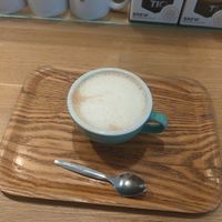 Vegan cappuccino (oat) at TICH Healthy Living in Brussels