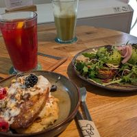 Fruity Pancakes and Avo Toast at TICH Healthy Living in Brussels