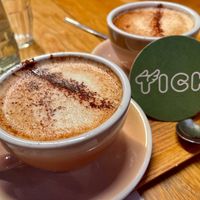 Chai Latte at TICH Healthy Living in Brussels