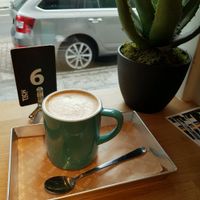 Almond chai at TICH Healthy Living in Brussels