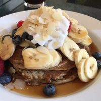 Pancakes at TICH Healthy Living in Brussels