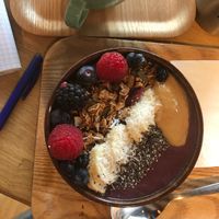 Their açaí bowls are good at TICH Healthy Living in Brussels