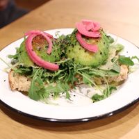 Avo toast at TICH Healthy Living in Brussels