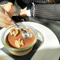 Flan de galleta vegano at Pizza Basta Restaurante in Cambrils