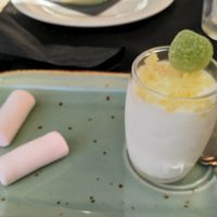 Sorbete limon vegano at Pizza Basta Restaurante in Cambrils