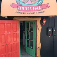 Entrance at Lenteja Loca in Puerto Varas