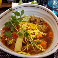 vegan ramen at Shinjukugyoen Ramen Ouka in Tokyo