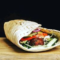 kebab with falafels at Doda Uzkandine - Savanorių Prospektas in Kaunas