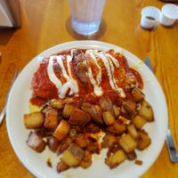 Breakfast burrito! at Vertical Diner in Salt Lake City
