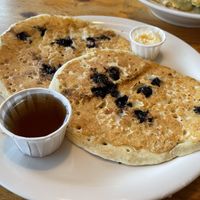 Blueberry pancakes  at Vertical Diner in Salt Lake City