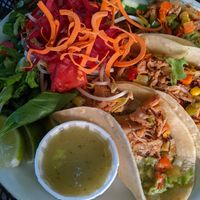 Vertical tacos at Vertical Diner in Salt Lake City