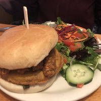 Joaquin Phoenix burger at Vertical Diner in Salt Lake City