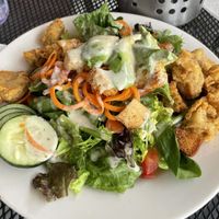 Tiger Tenders Cesar Salad  at Vertical Diner in Salt Lake City