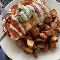 Breakfast burrito   at Vertical Diner in Salt Lake City