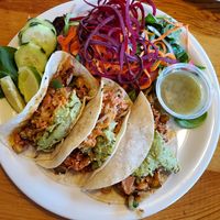 Jackfruit Tacos at Vertical Diner in Salt Lake City