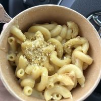 Mac and cheese to go   at Vertical Diner in Salt Lake City