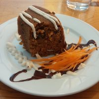 Carrot cake at Vertical Diner in Salt Lake City