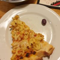 Mac n cheese pizza at Vertical Diner in Salt Lake City
