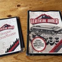 Menus  at Vertical Diner in Salt Lake City