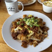 the mountain w soyrizo   at Vertical Diner in Salt Lake City