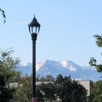 Mountain view at Vertical Diner in Salt Lake City