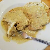 biscuits and gravy at Vertical Diner in Salt Lake City