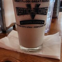 Chai milkshake at Vertical Diner in Salt Lake City