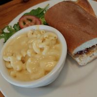 Buffalo style chicken sandwich  at Vertical Diner in Salt Lake City