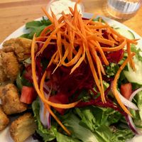 big salad at Vertical Diner in Salt Lake City