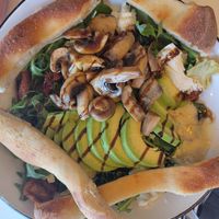 Vegeterian salad at Pizza Express in 