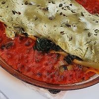 lasagna at Bosque in Sintra