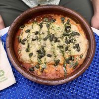 Vegan lasagna, cooked to perfection  at Bosque in Sintra