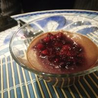 Chocolate mousse at Bosque in Sintra