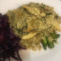 Mushroom risotto  at Bosque in Sintra