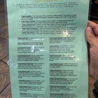 Vegan menu at The Buzz Coffee & Cafe in Burnsville