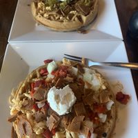 Spicy bacon and the Western at The Buzz Coffee & Cafe in Burnsville