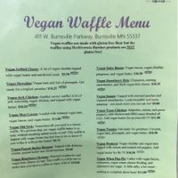 New menu as of 4/21/18 at The Buzz Coffee & Cafe in Burnsville