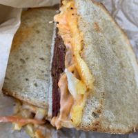 The rachel at LUHV Vegan Deli in Philadelphia