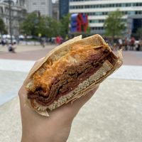 Reuben at LUHV Vegan Deli in Philadelphia