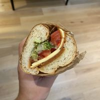 Italian hoagie at LUHV Vegan Deli in Philadelphia