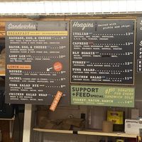 Menu  at LUHV Vegan Deli in Philadelphia