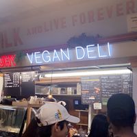💯 vegan deli in reading terminal   at LUHV Vegan Deli in Philadelphia