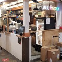 LUHV - inside Reading Terminal Market at LUHV Vegan Deli in Philadelphia